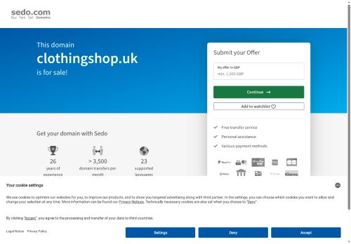 clothingshop.uk capture - 2025-07-12 23:35:15