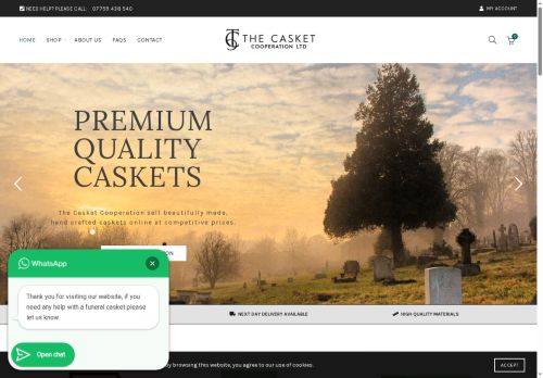 thecasketcompany.co.uk capture - 2025-07-13 02:36:58