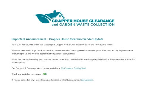 crapperhouseclearance.uk capture - 2025-07-13 03:54:11