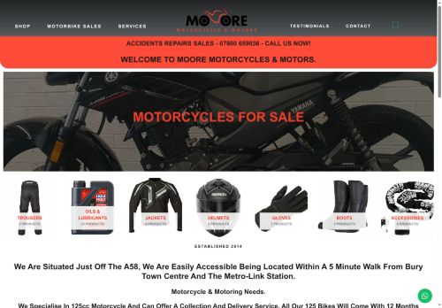 mooremotorcycles.uk capture - 2025-07-13 05:59:23