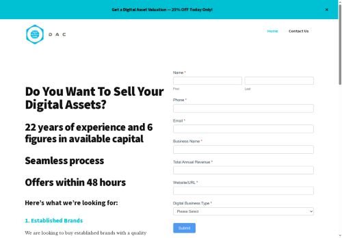 digitalacquisitions.co.uk capture - 2025-07-13 08:40:40