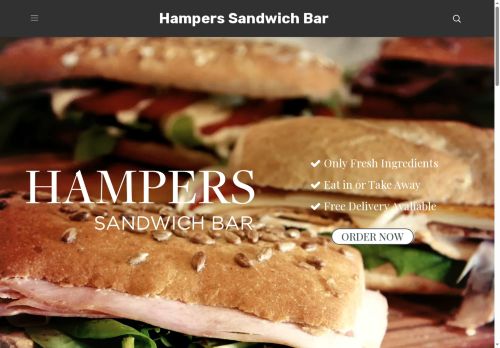 hamperssandwichbar.co.uk capture - 2025-07-13 08:54:51