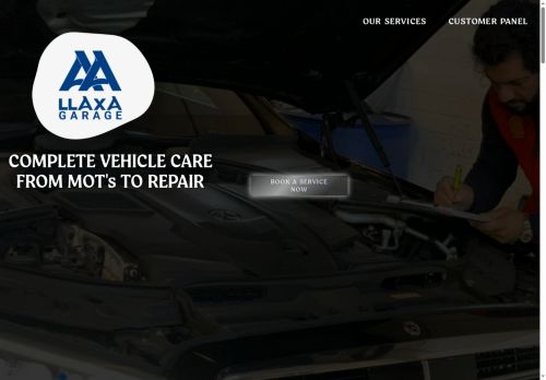 llaxagarage.co.uk capture - 2025-07-13 12:13:25