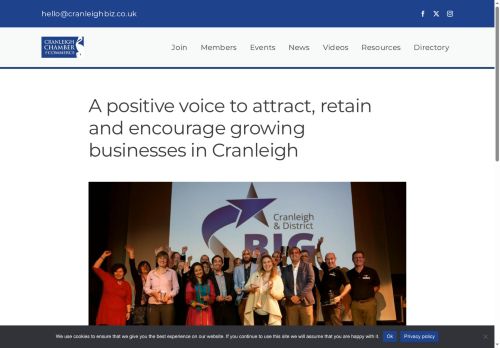 cranleighchamber.co.uk capture - 2025-07-13 13:47:40