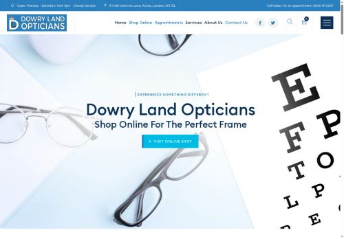 dowrylandopticians.co.uk capture - 2025-07-13 15:46:54