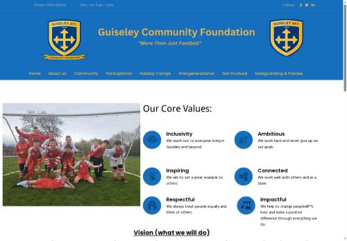 guiseleycommunityfoundation.org.uk capture - 2025-07-13 16:11:11