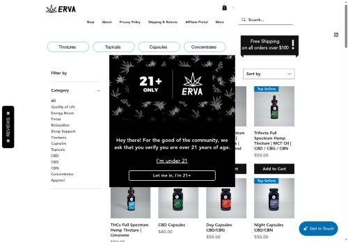 ErvaHerb.com capture - 2025-07-14 01:01:29