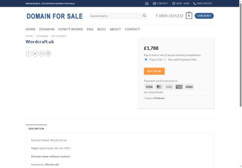 wordcraft.uk capture - 2025-07-14 02:47:09