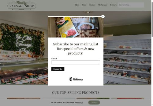 yeoldesausageshop.co.uk capture - 2025-07-14 03:03:04