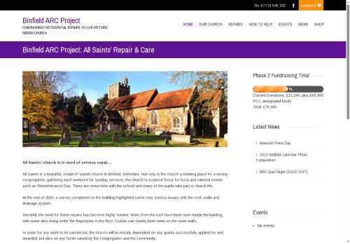 binfieldarcproject.org.uk capture - 2025-07-14 04:25:47