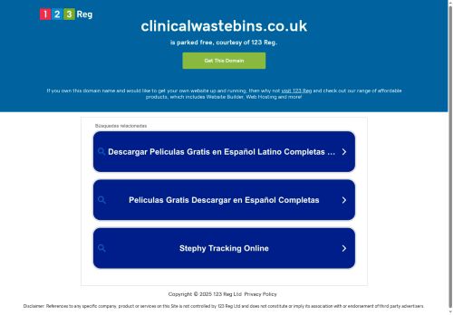 clinicalwastebins.co.uk capture - 2025-07-14 04:37:43