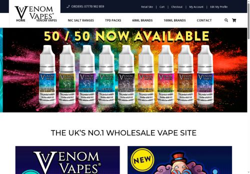 venomvapeswholesale.co.uk capture - 2025-07-14 05:55:25