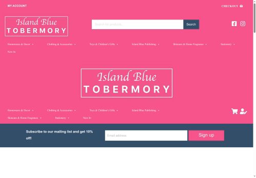 islandbluetobermory.co.uk capture - 2025-07-14 06:31:55