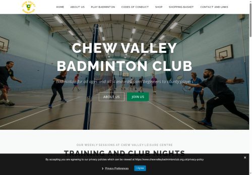 chewvalleybadmintonclub.org.uk capture - 2025-07-14 06:50:12