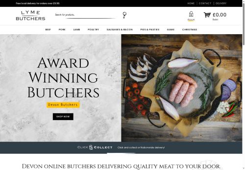 lymeregisbutchers.co.uk capture - 2025-07-14 07:36:47