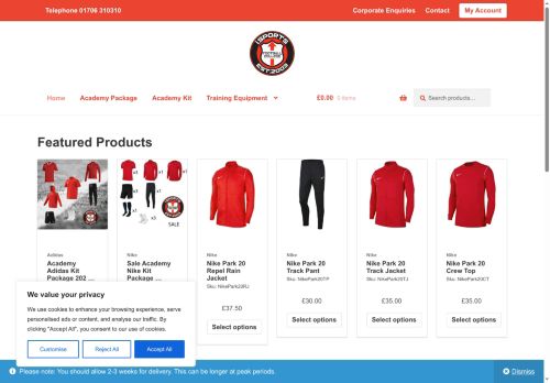 isportskit.co.uk capture - 2025-07-14 08:03:34