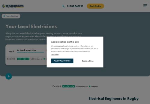 custom-electrical.co.uk capture - 2025-07-14 08:14:31