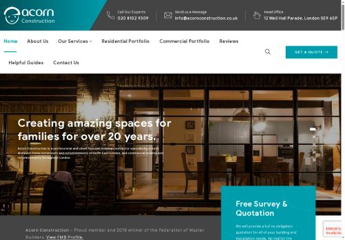 buildingcontractorssidcup.co.uk capture - 2025-07-14 11:36:31