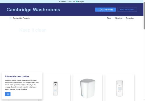 cambridgewashrooms.co.uk capture - 2025-07-14 11:49:25