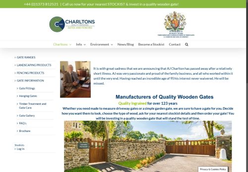 charltons-fencing.co.uk capture - 2025-07-14 12:12:21