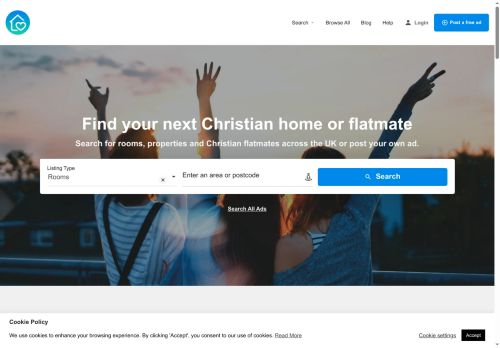 christianflatfinder.co.uk capture - 2025-07-14 12:20:54