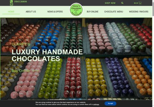 clareyschocolates.co.uk capture - 2025-07-14 12:25:48
