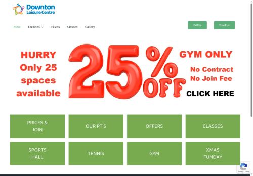 downtonleisure.co.uk capture - 2025-07-14 14:01:20