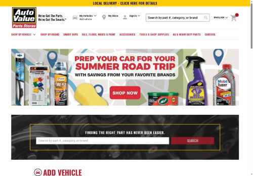 Auto Value Parts Stores capture - 2025-07-15 06:43:00