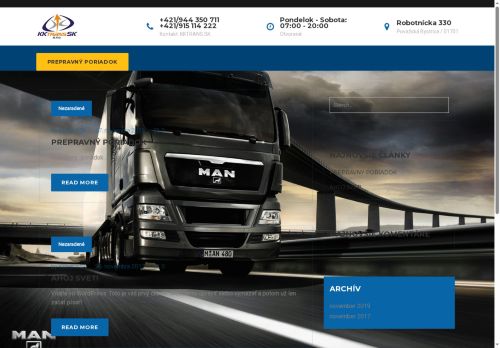 kktrans.sk capture - 2025-07-15 08:32:49