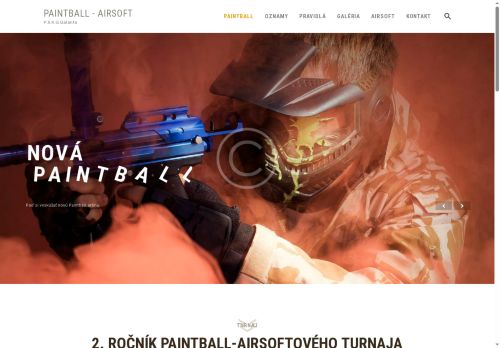 paintballgalanta.sk capture - 2025-07-15 08:44:22
