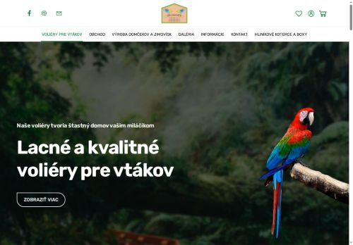 lacnavoliera.sk capture - 2025-07-15 10:17:49