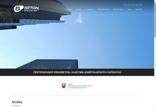 e-beton.sk capture - 2025-07-15 11:08:13