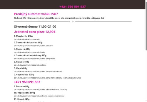 pizzanay.sk capture - 2025-07-15 11:25:22