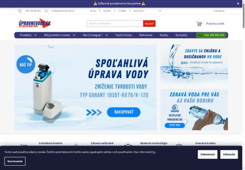 upravnevody.sk capture - 2025-07-15 12:09:25