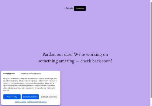 cfstudio.sk capture - 2025-07-15 13:11:22