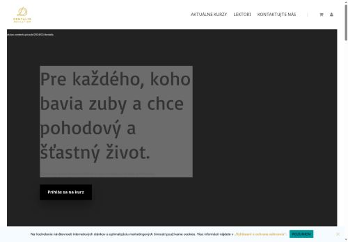 dentaliseducation.sk capture - 2025-07-15 13:25:17