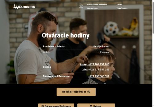 labarberia.sk capture - 2025-07-15 14:43:43