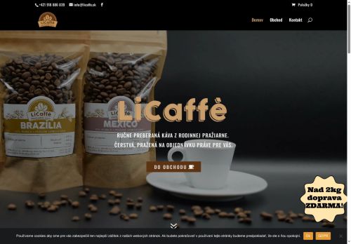 licaffe.sk capture - 2025-07-15 14:50:21