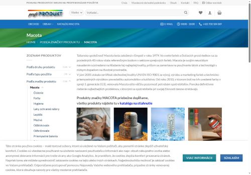 macota.sk capture - 2025-07-15 14:56:52