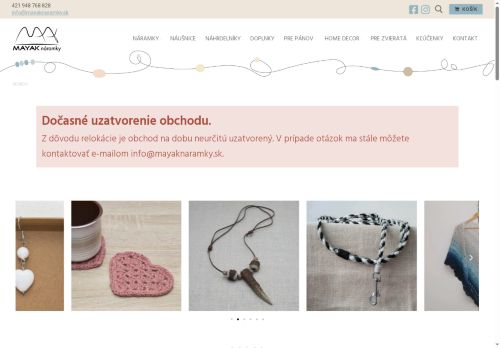 mayaknaramky.sk capture - 2025-07-15 15:03:56