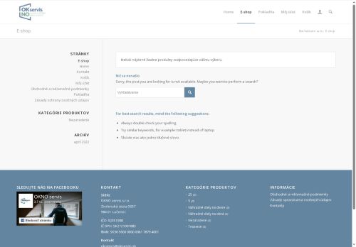 okservis-eshop.sk capture - 2025-07-15 15:37:57