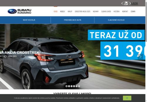 subarukomarno.sk capture - 2025-07-15 16:42:01