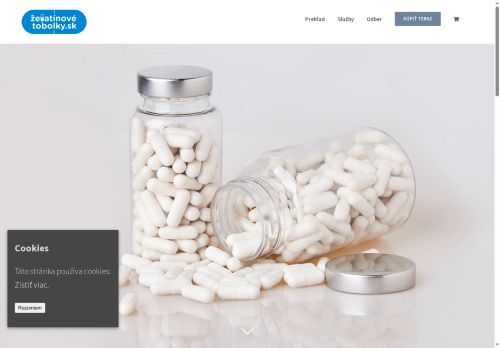 zelatinovetobolky.sk capture - 2025-07-15 17:23:52