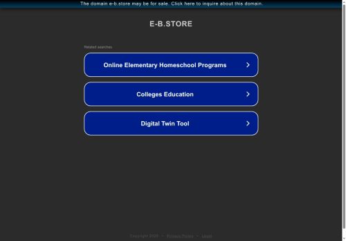 e-b.store capture - 2025-07-15 20:54:47