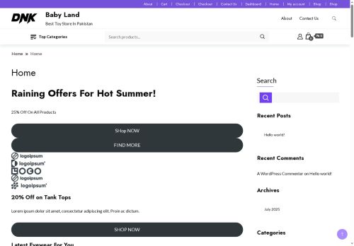 thebabyland.store capture - 2025-07-15 22:04:33