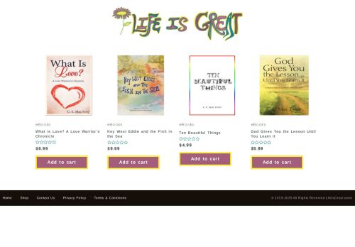 lifeisgreat.store capture - 2025-07-15 22:06:45