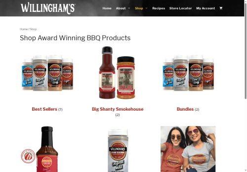 willinghams.store capture - 2025-07-15 22:35:20