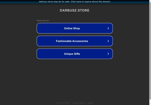 darbusz.store capture - 2025-07-15 23:20:16