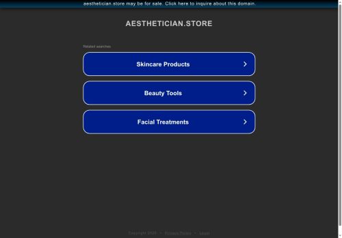 aesthetician.store capture - 2025-07-16 00:49:55