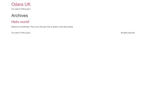 odara.co.uk capture - 2025-07-16 09:41:16